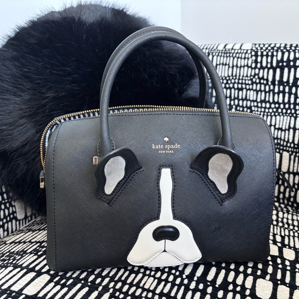 Kate Spade Ma Cherie Antoine Large Lane French Bulldog Bag